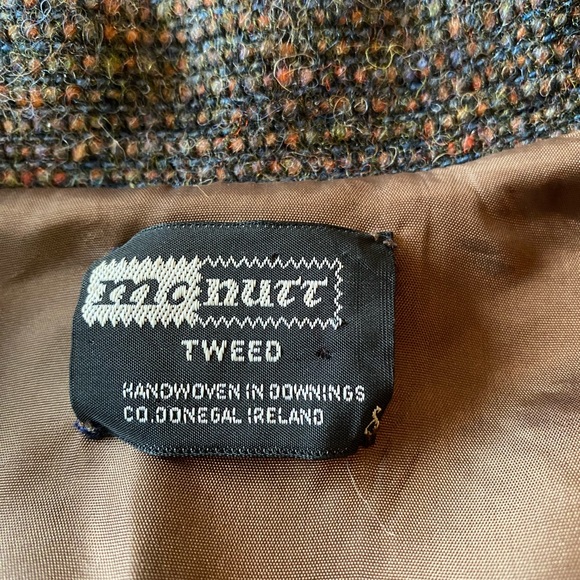 Vintage tweed 2 pc suit. Brown tweed, satin lined size sm. - Picture 11 of 11